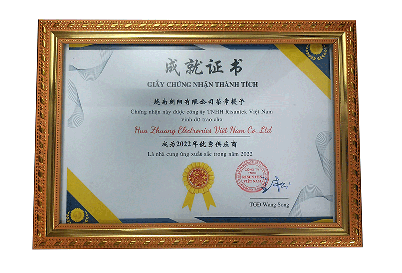 Nhà cung cấp xuất sắc Triều Dương Việt Nam năm 2022